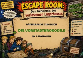 Vorschau - Spiele - Die Vorstadtkrokodile | Unterrichtsmaterial | Escape Room | Quiz | Unterrichtsmaterial | Deutsch Klasse 4-9 | mit Lösungen - Seite 1