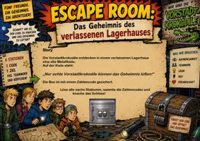 Vorschau - Spiele - Die Vorstadtkrokodile | Unterrichtsmaterial | Escape Room | Quiz | Unterrichtsmaterial | Deutsch Klasse 4-9 | mit Lösungen - Seite 2