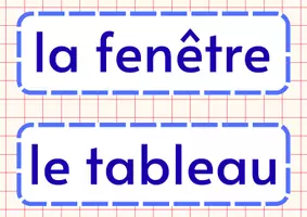 Vorschau - Mal- und Bastelvorlagen - Le français en classe – Raumwortschatz | 12 Beschriftungen - Seite 3