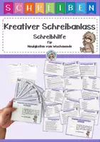 Vorschau - Fördermaterial/Inklusion - Neuigkeiten vom WE - Schreibhilfe für Wochenendberichte - Deckblatt