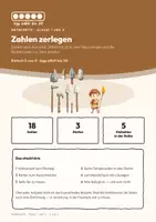 Vorschau - Arbeitsblätter - Zahlen zerlegen – Mathe Klasse 1/2 - Seite 2