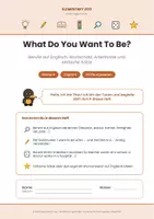 Vorschau - Arbeitsblätter - Englisch Klasse 4: What Do You Want To Be? – Berufe auf Englisch - Seite 1