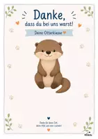 Vorschau - Poster - Dankeschön von der Otterklasse - Vorlage, Karte oder Abschiedsposter - Deckblatt