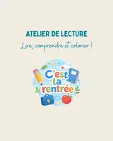 Aperçu - Cartes d'exercices - C'est la rentrée - Atelier de lecture - Page de couverture