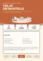 Vorschau - Stundenentwürfe - Bruchrechnen Klasse 6 · Freizeitpark Bruchhausen Teil 03: Die Baustelle — Brüche addieren und subtrahieren - Seite 1