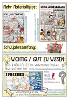 Vorschau - Anderer Materialtyp - Willkommensgruß - Grußkarte Schuljahresanfang Willkommen Begrüßung Steckkarte Geschenk - Seite 1