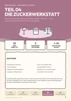 Vorschau - Stundenentwürfe - Bruchrechnen Klasse 6 · Freizeitpark Bruchhausen Teil 04: Die Zuckerwerkstatt — Brüche multiplizieren und dividieren - Deckblatt