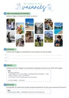 Vorschau - Arbeitsblätter - On parle de nos vacances – Sprechanlass Französisch - Seite 3