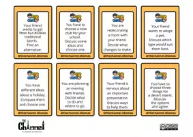 anteprima - Materiale interattivo - ROLE PLAYS – 40 Cards (Printable & Interactive) - Pagina 3
