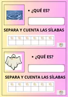 Vista previa - Hojas de trabajo - CONCIENCIA SILÁBICA - página 3