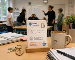 Vorschau - Bildkarten - KURZ. DURCHATMEN. WEITER. | 3 Mini-Selfcare-Karten für Lehrpersonen | FREEBIE - Seite 1