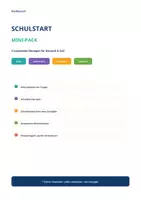 Vorschau - Arbeitsblätter - Schulstart Mini Pack 5 kostenlose Übungen - Seite 1
