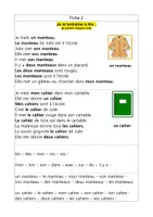 Aperçu - fiches de lecture exercices à partir d'une comptine: la souris - Page 3