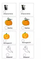 Vorschau - Spiele - Klaro DaZ & SU Rätsel Lies und Male Halloween + Genus Memory® - Seite 2