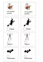 Vorschau - Spiele - Klaro DaZ & SU Rätsel Lies und Male Halloween + Genus Memory® - Seite 3