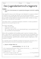 Vorschau - Arbeitsblätter - Das Jugendarbeitsschutzgesetz (verschiedene AB, Fallkarten) - Seite 3