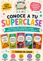 Vista previa - Juegos / Gamificación - TARJETAS "CONOCE A TU SUPERCLASE"-GESTIÓN AULA, PRIMER DÍA DE COLEGIO- NOS CONOCEMOS - Portada