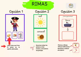 Vista previa - Refuerzo / NEE / Materiales de apoyo - RIMAS CONCIENCIA FONOLÓGICA - Portada