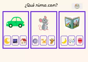 Vista previa - Refuerzo / NEE / Materiales de apoyo - RIMAS CONCIENCIA FONOLÓGICA - página 2
