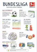 Vorschau - Arbeitsblätter - Lernposter + Arbeitsblatt zum Thema "Bundesliga" + Onlineübung & MP3 + Infografik - Deckblatt