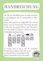 Vorschau - Arbeitsblätter - Verkehrserziehung: Klassenumfrage "Mein Schulweg" - Seite 1