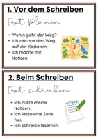 Vorschau - Arbeitsblätter - Visualisierung Wegbeschreibung verfassen Tafelmaterial - Vor, während und nach dem Schreiben - Seite 2