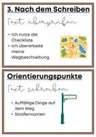 Vorschau - Arbeitsblätter - Visualisierung Wegbeschreibung verfassen Tafelmaterial - Vor, während und nach dem Schreiben - Seite 3