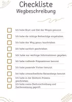 Vorschau - Arbeitsblätter - Checkliste Wegbeschreibung - Seite 2