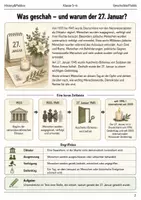 Vorschau - Arbeitsblätter - Holocaust-Gedenktag Arbeitsblatt Klasse 5–6 - Seite 1