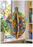 Vorschau - Mal- und Bastelvorlagen - 3D-Eicheln basteln im Herbst | Kunst & Basteln Grundschule | Vorlagen & Anleitung | Klasse 2-4 - Seite 3