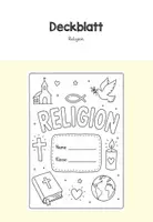 Vorschau - Arbeitsblätter - Deckblatt Religion - Ausmalbild für die Grundschule - Deckblatt