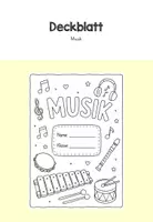 Vorschau - Arbeitsblätter - Deckblatt Musik - Ausmalbilder für die Grundschule - Deckblatt
