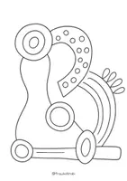 Vorschau - Mal- und Bastelvorlagen - Buchstaben nach Otmar Alt - Kunstunterricht - Schulstart - Seite 2
