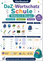 Vorschau - Arbeitsblätter - Wortschatz Schule 60 Bildkarten und Übungen - Deckblatt