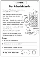 Vorschau - Arbeitsblätter - Lesen & Verstehen - Weihnachten - Klasse 2/3 - Seite 3