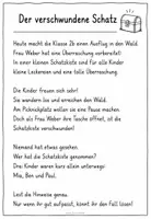 Vorschau - Arbeitsblätter - Lesekrimi Klasse 2-3: Der verschwundene Schatz - Seite 2