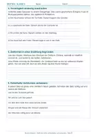 Vorschau - Arbeitsblätter - Arbeitsblatt Deutsch Klasse 6 – Zeitformen sicher unterscheiden und verwenden - Seite 2