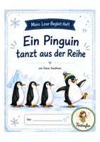 Vorschau - Arbeitsblätter - Pinguinklasse - Lesebegleitheft: Ein Pinguin tanzt aus der Reihe - Deckblatt