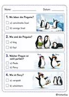 Vorschau - Arbeitsblätter - Pinguinklasse - Lesebegleitheft: Ein Pinguin tanzt aus der Reihe - Seite 2