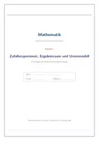 Vorschau - Arbeitsblätter - Zufallsexperiment & Ergebnisraum – Skript mit Lösungen Klasse 8/9 - Seite 2