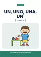 anteprima - Esercizi - 🔤 Un, uno, una, un': ortografia classe seconda, 10 schede - Pagina di copertina