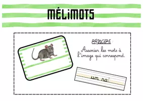 Aperçu - Jeux - Le MÉLIMOTS : période 1 - Page 1