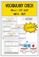Vorschau - Test - More! 1 (Neuer LP!) Vocabulary revision - Unit 13 (Help!) - Deckblatt
