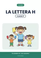 anteprima - Esercizi - 🔤 La lettera H: ortografia classe terza, 10 schede - Pagina di copertina