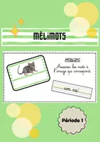 Aperçu - Jeux - Le MÉLIMOTS : période 1 - Page de couverture