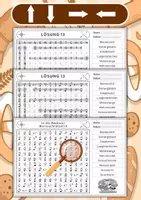 Vorschau - Spiele - Wortsuchrätsel mit dem Fingeralphabet der Gebärdensprache – In der Bäckerei - Seite 1
