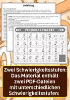 Vorschau - Spiele - Wortsuchrätsel mit dem Fingeralphabet der Gebärdensprache – In der Bäckerei - Seite 3