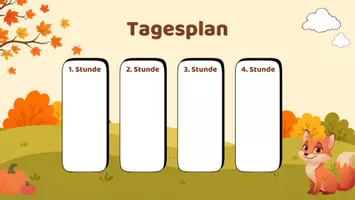 Vorschau - Präsentationen/Tafelbilder - Herbstliche Powerpointvorlagen (editierbar) - Seite 3