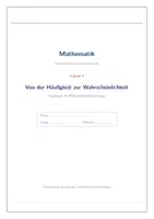 Vorschau - Arbeitsblätter - Gesetz der großen Zahlen & Wahrscheinlichkeit – Skript Klasse 8/9 - Seite 2