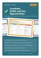Vorschau - Stationenlernen - Lerntheke Stoffe Eigenschaften Chemie 5 - Deckblatt